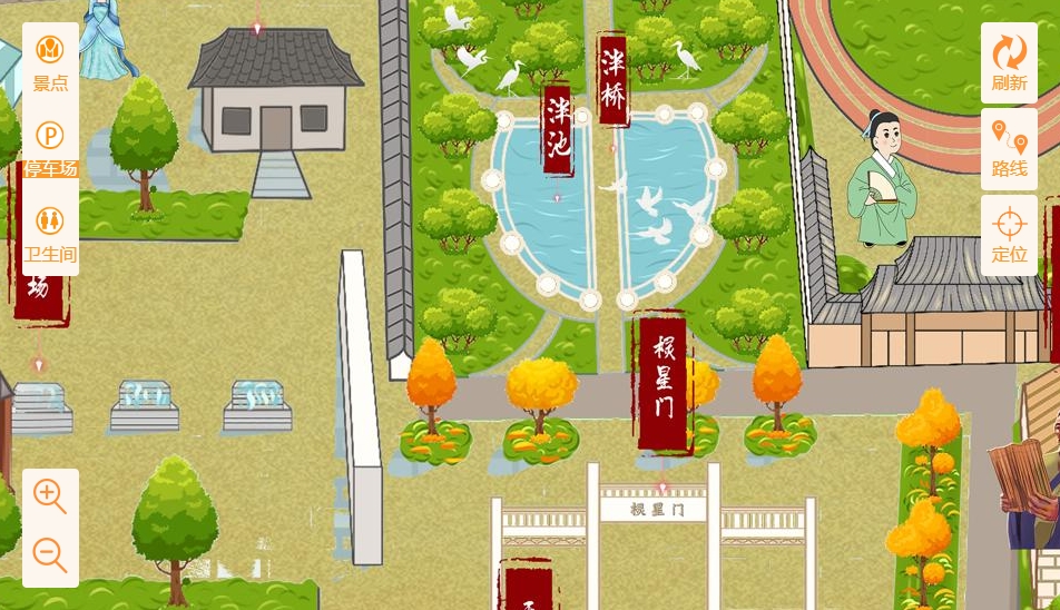 寮步镇手绘地图景区语音讲解导览系统：智慧景区建设的基石